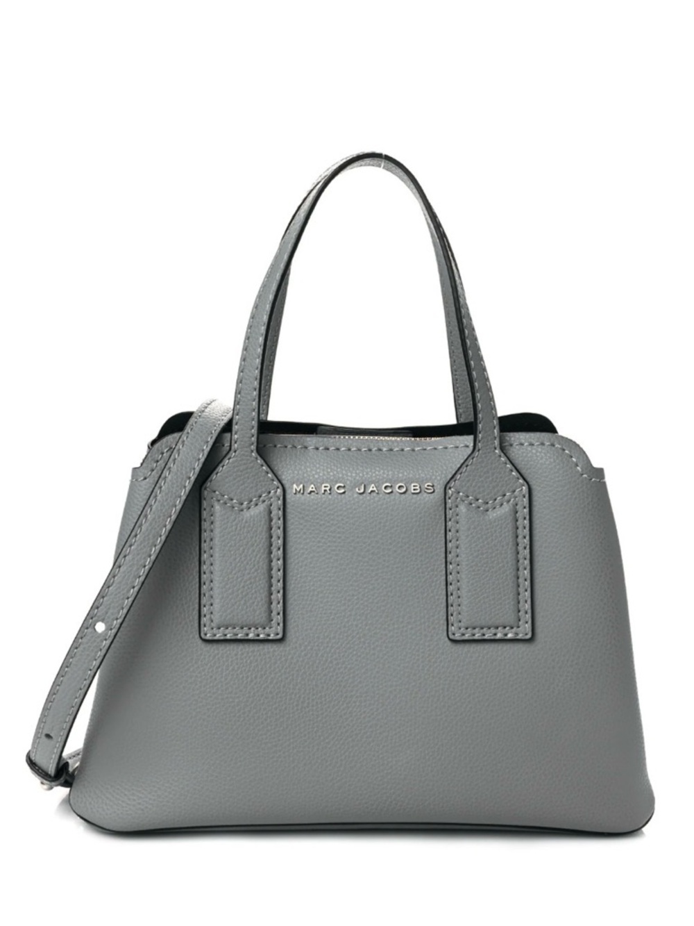 Marc Jacobs ‘The Editor’ Tote Bag, Gray Pebbled Leather